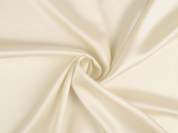 Premium Double-Sided Crested Satin Fabric - Elegant Flowing Material with Matte Reverse & Slight Stretch