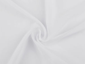 Premium Lightweight Plain Chiffon Fabric - Sheer Flowing Material for Apparel and Event Decor