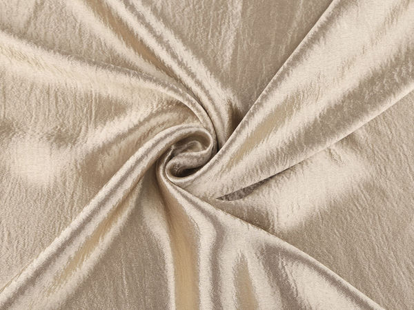 Premium Crumpled Effect Satin Fabric - Soft, Flowing Material with Subtle Shine and Slight Widthwise Stretch for Ball Gowns & Wedding Dresses