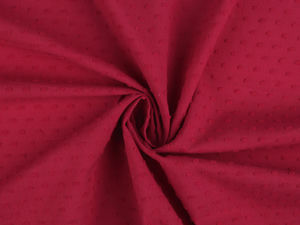 Premium Polka Dot Cotton Canvas Fabric - Soft Breathable Material for Sewing, Dresses, and DIY Crafts