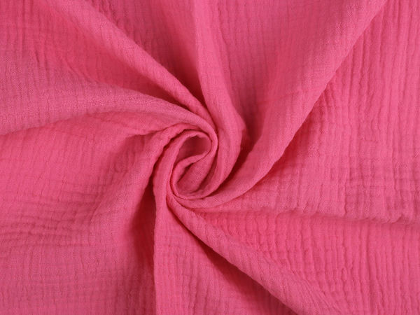 Premium Double Gauze Muslin Fabric - Ultra-Soft, Breathable Two-Layer Cotton Cloth for Apparel, Baby Items, and Home Projects