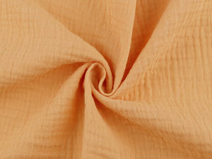 Premium Double Gauze Muslin Fabric - Ultra-Soft, Breathable Two-Layer Cotton Cloth for Apparel, Baby Items, and Home Projects