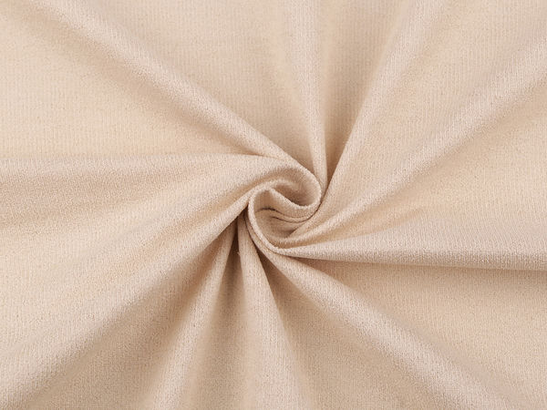 Premium Faux Brushed Leather Knit Fabric - Textured Stretch Material for Apparel and Home Decor