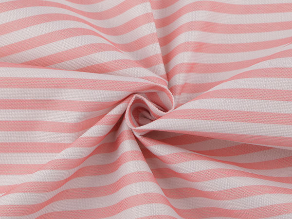 Premium Striped Outdoor Fabric 600D – Heavy-Duty Waterproof PVC Coated Canvas
