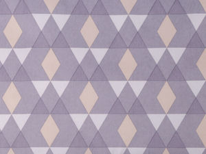 Heavy-Duty 600D Waterproof Outdoor Fabric - Geometric Triangle Pattern PVC-Coated Canvas