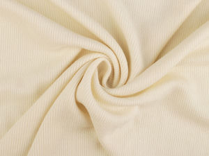Premium Ribbed Cotton Knit Fabric - Soft Fine Sweater & Jersey Knit for Autumn & Winter Apparel