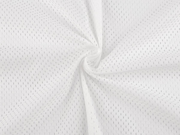 Premium Mesh Knitted Clothing Fabric - Breathable Elastic Knit for Sportswear & Swimwear