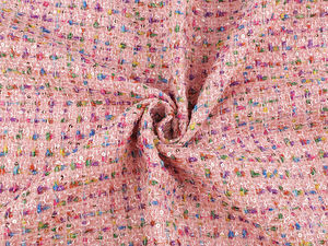Premium Sequin Tweed Fabric for Elegant Suits, Jackets, and Dresses