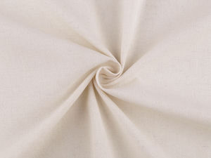 Premium Faux Linen Fabric in Ecru Light - Soft & Versatile Textile for Sewing, Embroidery & Home Decor