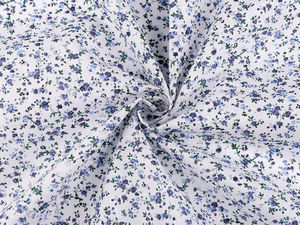 Premium Floral Cotton Linen Canvas Fabric for Home Decor and Crafts