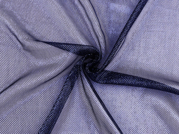 Premium Elastic Glitter Mesh Fabric with Metallic Lurex Shine - Sold by the Metre