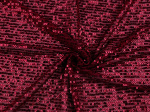 Premium Stretch Sequin Knit Fabric - 3mm Sparkling Sequins for Dancewear, Prom Dresses & Evening Apparel