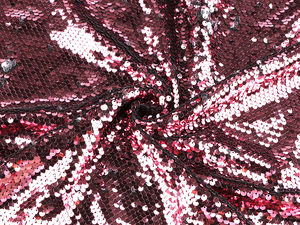 Premium Double-Sided Sequin Fabric (355 g/m²) – Powder Silver Sparkle Material for Dancewear, Costumes, and Evening Gowns