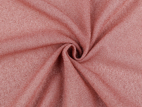 Premium Soft Lurex Knit Fabric - Flowing Metallic Glitter Knitwear for Festive Apparel and Decor