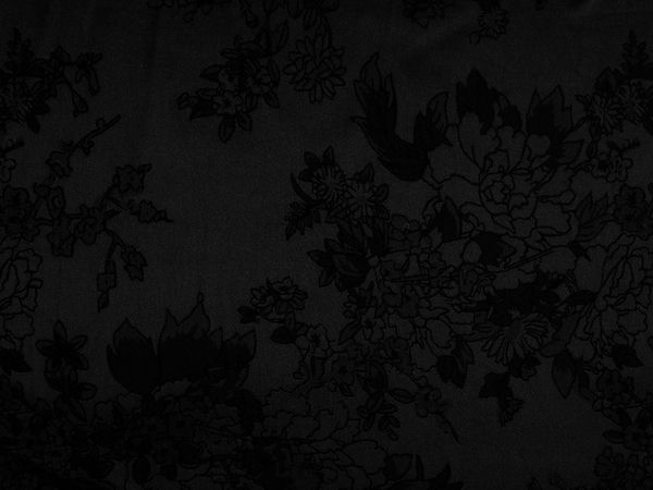 Premium Floral Pattern Satin Fabric - Silk-Like Softness & Slight Stretch