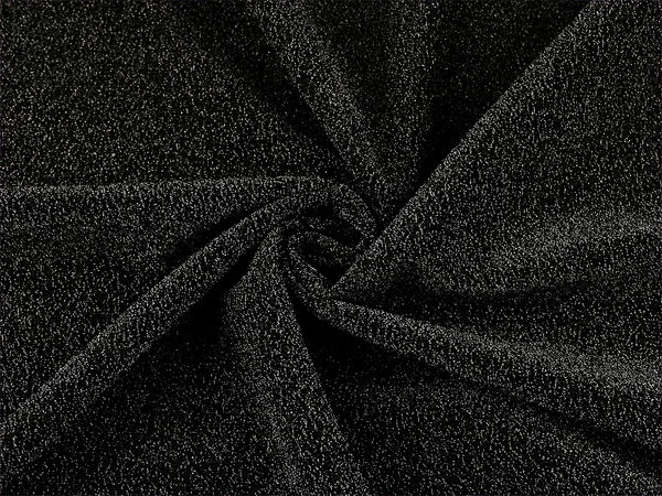 Premium Black Lurex Stretch Knit Fabric - Elegant, Flowing, and Non-See-Through for Evening Wear & Cardigans