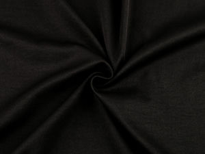 Premium Matte Black Tweed Polyester Dress & Suit Fabric