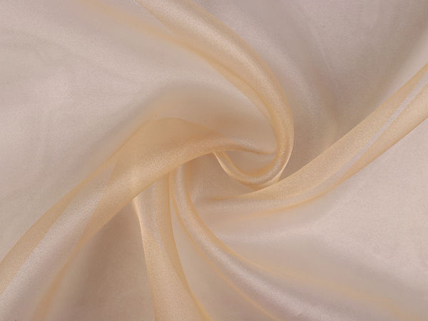 Premium Shimmering Organza Fabric - Structured Sheer Material for Dressmaking, Costumes, Curtains, and Event Decor