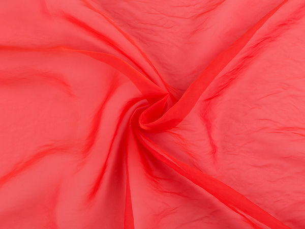 Premium Crinkled Crepe Chiffon Fabric - Soft, Flowing Sheer Material for Apparel, Drapery, and Event Decor