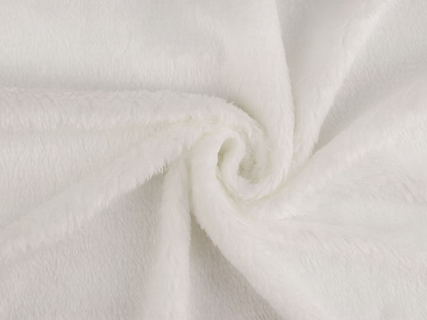 Ultra-Soft Elastic Faux Fur Knit Fabric - Warm Stretch Fleece Lining & Backing for Blankets, Apparel, and Home Decor