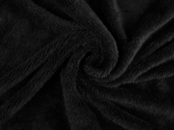 Ultra-Soft Elastic Faux Fur Knit Fabric - Warm Stretch Fleece Lining & Backing for Blankets, Apparel, and Home Decor
