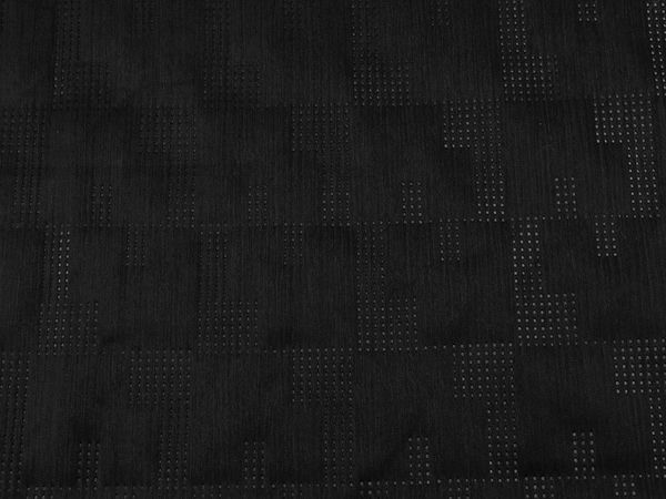 Premium Black Satin-Effect Ultrasonically Quilted Insulated Fabric