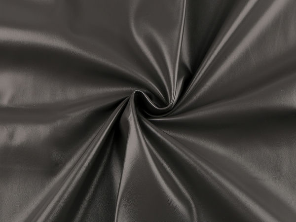 Premium Elastic Faux Leather Fabric with Warm Felt Backing - Soft Upholstery & Apparel Leatherette
