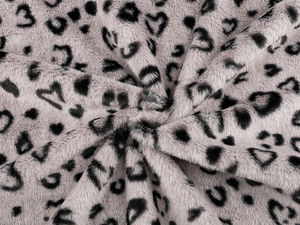 Premium Animal Pattern Faux Fur Fabric - Ultra-Soft Stretch Fleece for Apparel & Home Decor