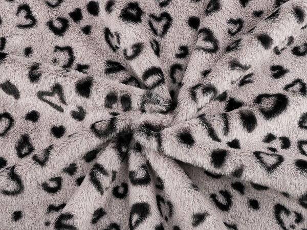 Premium Animal Pattern Faux Fur Fabric - Ultra-Soft Stretch Fleece for Apparel & Home Decor