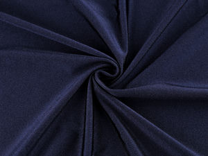 Premium Dark Blue Swimwear & Sportswear Fabric – High-Stretch Semi-Matte Knit
