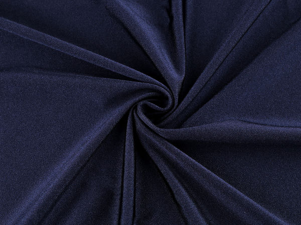 Premium Dark Blue Swimwear & Sportswear Fabric – High-Stretch Semi-Matte Knit