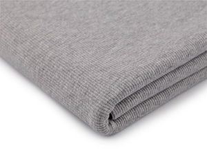 Premium Tubular Ribbed Cotton Knit Fabric - Highly Elastic Seamless Knit for Apparel, Sportswear and Maternity Wear