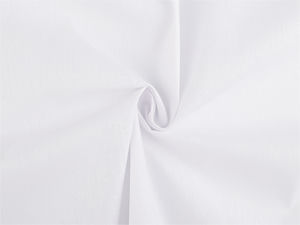 Premium White Cotton Canvas Fabric - 220cm Extra Wide Breathable Utility Textile for Home Decor, Crafting, and Sewing