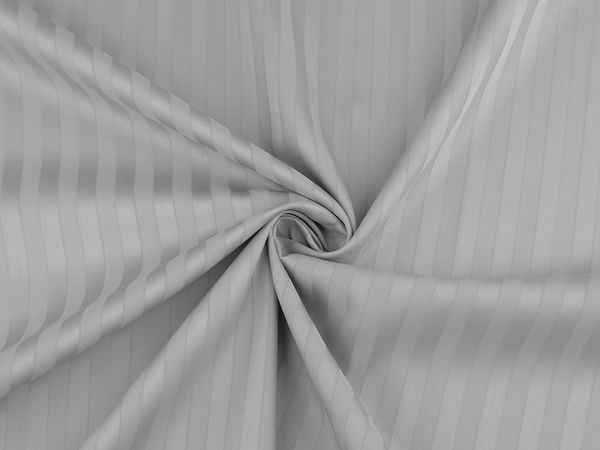 Premium Extra-Wide Striped Cotton Satin Fabric (305 cm Width) – Sanforized & Breathable