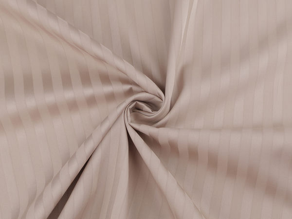 Premium Extra-Wide Striped Cotton Satin Fabric (305 cm Width) – Sanforized & Breathable
