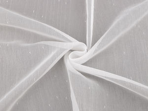 Premium Structured Voile Curtain Fabric - 280 cm Width - Off-White