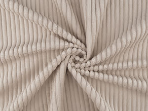 Premium Striped Plush Upholstery Fabric with Reinforced Backing