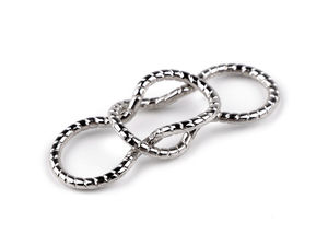 Premium Two-Piece Metal Interlocking Clasp Fastener - Decorative Buckle for Sweaters, Jackets, Dresses & Belt Making