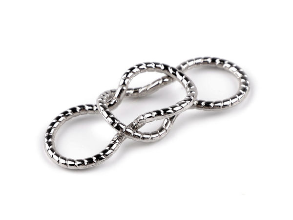 Premium Two-Piece Metal Interlocking Clasp Fastener - Decorative Buckle for Sweaters, Jackets, Dresses & Belt Making