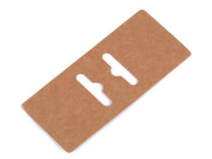 Premium Kraft Paper Jewellery Display Tags (5x11 cm) – Writable Hang Tags for Necklaces, Bracelets & Retail Display