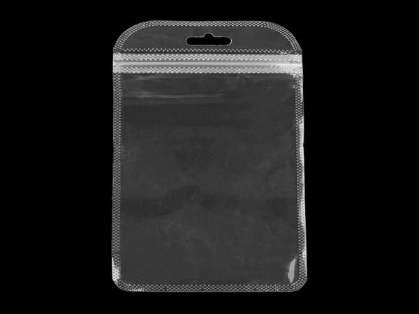 Premium Transparent Reusable Grip Seal Bags with Hanging Hole (11x17 cm)