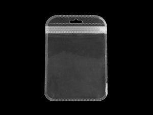 Premium Transparent Grip Seal Bags with Hang Hole (10.5 x 15 cm) - Reusable Zip Lock Packaging for Retail and Organization