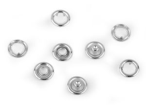 Roland Baby 10mm Metal Snap Fasteners - Premium Press Studs for Delicate Fabrics (Nickel)