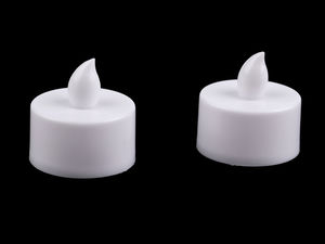 Premium Flameless LED Tea Light - Battery Operated Warm Glow Candle (Ø3.6 cm)