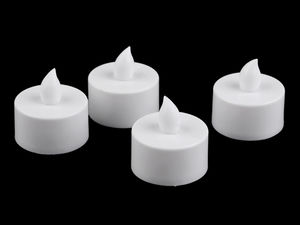 Premium Battery-Operated LED Tea Light Candle – Warm White Flameless Tealight (Ø3.6 cm)