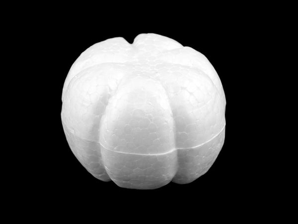 Polystyrene Craft Pumpkin (5.5 cm) - High-Density Foam Shape for Decoupage, Painting, and Autumn DIY Decor
