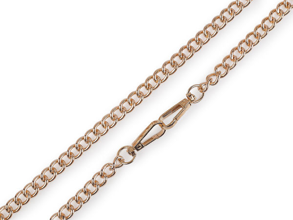 Premium Metal Handbag Replacement Chain with Carabiners, 120cm - Large Link Strap for Purses, Briefcases & Mobile Phones