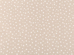 Natural Brown Christmas Wrapping Paper Roll - Reindeer, Stars & Snowflake Designs - 0.7 x 2 m
