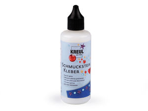 Premium Rhinestone & Jewel Glue (80ml) – Clear, Water-Based Adhesive for Crafting, Jewelry Making, and Textiles
