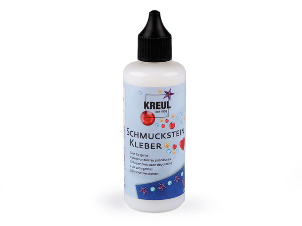 Premium Rhinestone & Jewel Glue (80ml) – Clear, Water-Based Adhesive for Crafting, Jewelry Making, and Textiles